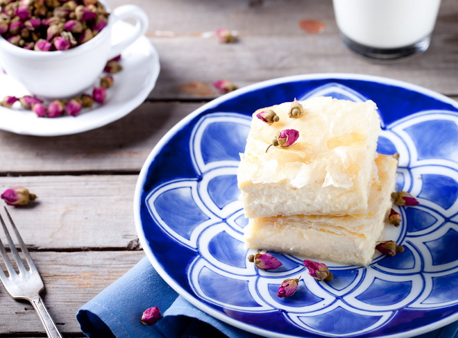 Греческий йогуртовый торт с черникой — Рецепты Термомикса | ThermoRecetas