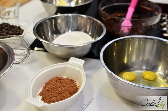 Ингредиенты для шоколадного пирога