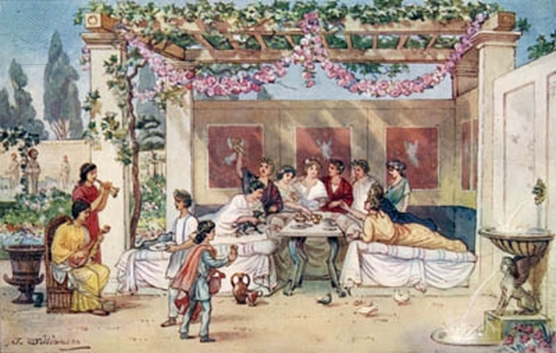Реферат: Традиция обедов в Древнем Риме