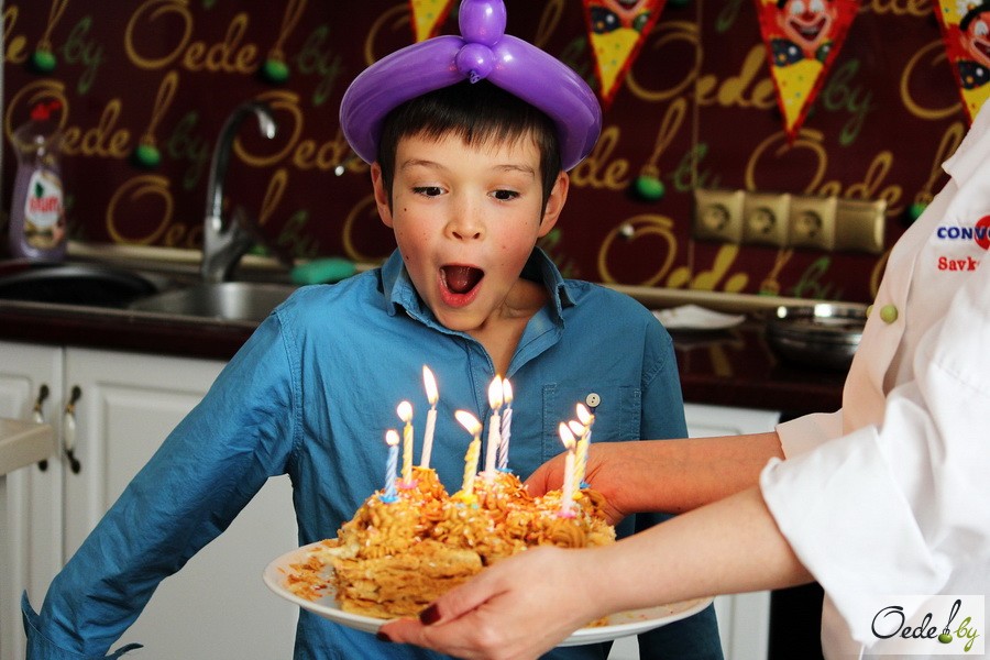 День рождения для ребенка на кухне школы Oede фото 34