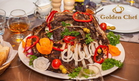 Golden-ужин в загородном ресторане «Очаг»