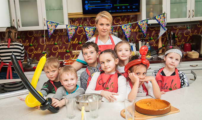 Детский кулинарный День Рождения в Кулинарной школе-студии Oede