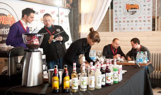 За день чемпионата бариста в Минске было выпито 500 чашек кофе!