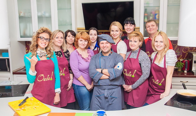 Павел Голенков и домашняя французская кухня в Кулинарной школе Oede