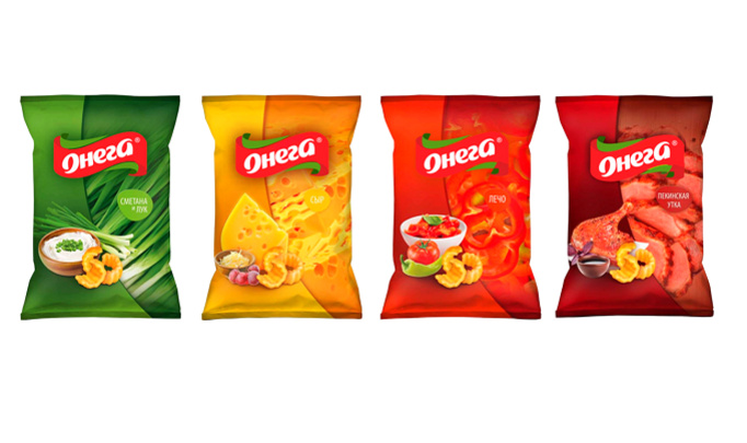 Новая яркая коллекция чипсов от компании «Онега»
