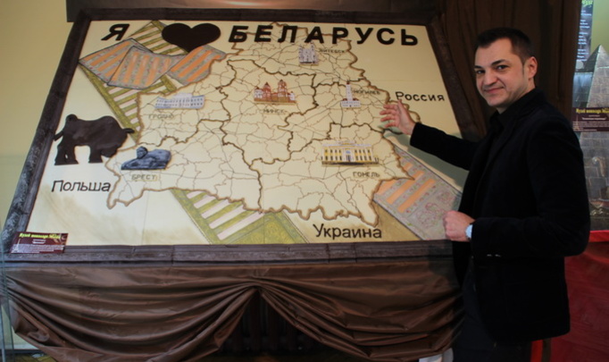 В Минске создана самая большая в мире картина из шоколада