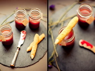 Томатный суп-пюре «Зов крови» и печенье с пармезаном «Пальцы ведьмы»