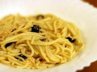 Спагетти с чесночно-оливковым соусом