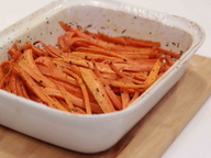 Вегетарианская кухня: запеченная морковь