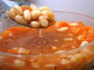 Фасолевый суп по-гречески