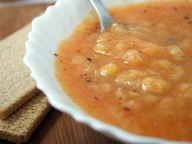Гороховый суп с протертыми овощами