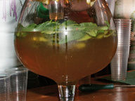 Коктейль из пива с лимонным сиропом