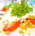Салат из овощей с яйцом со сметаной