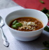 Томатный суп с водкой и базиликом