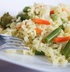 Рис со спаржей, брокколи и цветной капустой