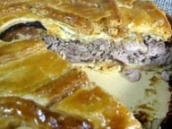 Закрытый пирог с мясом